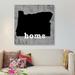 East Urban Home Oregon by Luke Wilson - Gallery-Wrapped Canvas Giclée Print Canvas, Cotton in Black/Gray/White | 18 H x 18 W x 1.5 D in | Wayfair