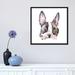 East Urban Home Winking Boston Terrier by Wandering Laur - Gallery-Wrapped Canvas Giclée Print Canvas, Cotton | 26 H x 26 W x 1.5 D in | Wayfair