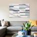 East Urban Home 'Pastel Reflections I' By Moira Hershey Graphic Art Print on Wrapped Canvas Paper/Metal in Blue/Gray/Green | Wayfair