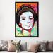 East Urban Home 'Glamorous' by Dean Russo Graphic Art Print on Wrapped Canvas Metal in Black/Orange/Red | 60 H x 40 W in | Wayfair