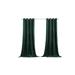 Frifoho Velvet Solid Room Darkening Thermal Grommet Curtain Panels Velvet in Green/Blue | 108 H x 52 W in | Wayfair 03LPF6260PIM5L1A23K