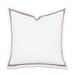 Eastern Accents Tessa Percale Sham 100% Cotton in Pink/White | 27 H x 27 W x 0.5 D in | Wayfair 7SC-EUS16-WH-BR