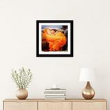 iCanvas 'Flaming June Art' by Frederick Leighton Painting Print on Canvas Paper in Black/Orange/Red | 24" H x 24" W x 1" D | Wayfair