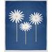 Latitude Run® Floral Print Fleece Throw Blanket Metal in Blue | 60" W x 80" L,1.95 | Wayfair 7D9A8D2F672040ED80E088CB236B3B7E