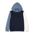 NAME IT Jungen Nkmkalpo Ls Wh Bru Noos Sweatshirt, China Blue, 158 EU