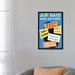 East Urban Home 'WWII Poster Featuring Air Raid Precautions' Vintage Advertisement on Canvas, Cotton in Blue | 32 H x 18 W x 1.5 D in | Wayfair