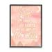 Stupell Industries Let Her Sleep Pink Water Color Mountains by Kimberly Glover - Print Wood in Brown | 20 H x 16 W x 1.5 D in | Wayfair