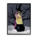 Stupell Industries Witch Stirring Smokey Cauldron Spooky Halloween Night Black Framed Giclee Texturized Art By Grace Popp in Brown | Wayfair