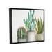 Stupell Industries Modern Succulents Pattern Grey Watercolor Painting Canvas Wall Art By Lisa Audit Canvas in Green | 25 H x 31 W x 1.7 D in | Wayfair