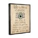 Stupell Industries The Stupell Home Decor Life Is Like A Camera Inspirational Canvas Wall Art By Katie Doucette Canvas in Brown | Wayfair