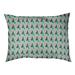 Tucker Murphy Pet™ Chen Shifted Arrows Pattern Indoor Dog Pillow Polyester in Green | Medium (40" W x 30" D x 6.5" H) | Wayfair