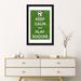 Winston Porter Jetter 'Keep Calm & Play Soccer' - Print on Canvas in Green | 24" H x 16" W x 1" D | Wayfair 7910FEFD98154C1F9CF1F661303C53A7