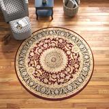 Red 78 x 0.49 in Area Rug - Andover Mills™ Shiflett Oriental Burgundy/Mustard/Black Area Rug, Polypropylene | 78 W x 0.49 D in | Wayfair