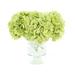 Primrue Hydrangea Floral Arrangement in Vase Silk in Green/Yellow | 13 H x 12 W x 12 D in | Wayfair 8037AC41BC1E4034956D9DCE03DF08EA