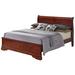 Glory Furniture Louis Phillipe Low Profile Standard Bed Wood in Brown | 44 H x 61 W x 84 D in | Wayfair G3100E-FB3