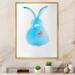 August Grove® Cute Funny Rabbit Bunny II - Print on Canvas in White | 36 H x 24 W x 1 D in | Wayfair 84E60282C4FA4D33A4769B41EF9A1337