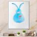 August Grove® Cute Funny Rabbit Bunny II - Print on Canvas in Blue/Green | 20 H x 12 W x 1 D in | Wayfair A48EB00224984963881D86AD8B763763