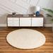 White 24 x 24 x 1 in Area Rug - Beachcrest Home™ Rectangle Sondra Power Loomed Wool Area Rug in Beige Wool | 24 H x 24 W x 1 D in | Wayfair