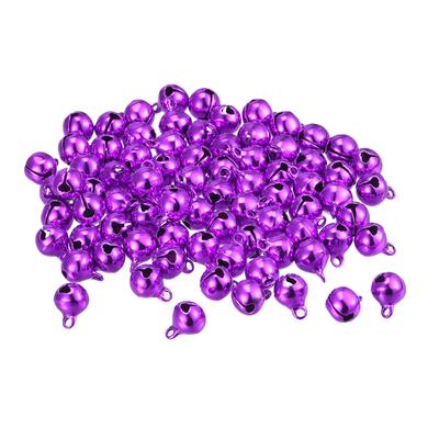 Jingle Bells, 5/16inch 120pcs Small Craft Bells, Purple