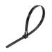 Reusable Cable Ties 250mmx7.2mm Adjustable Nylon Zip Ties Wraps Black 50pcs