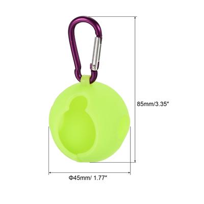 Golf Ball Holder, 1 Pack Silicone Carrier Protective Sleeve w Buckle