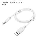 USB Male to DC 3.5 x 1.35 mm Male Power Cord Charging Cable Plug