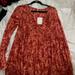 Free People Dresses | Nwt Free People Dress | Color: Orange/Red | Size: M