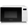 Hisense 700 Watts 20 Litre White Digital Solo Microwave Oven H20MOWS4UK Automatic Defrost, 9 Auto Cook Menus, Clock & Timer, Easy Clean