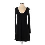 Express Casual Dress - Fit & Flare: Black Dresses - Women's Size X-Small