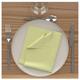 Soleil D Ocre - Lot de 3 serviettes de table 40x40 cm Alix vert citron, par Soleil d'Ocre alix vert