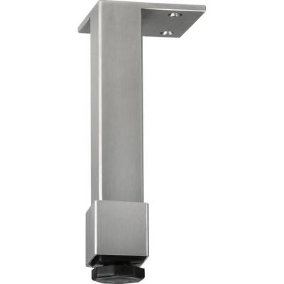Simausrom - Möbelfuße (Dekorfuß) verstellbar 15mm Länge 120 mm Edelstahl gebürstet Image