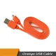 Câble de charge USB orange pour haut-parleur Bluetooth chargeur d'alimentation JBL Charge 3 +