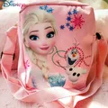 Disney-Sac à bandoulière princesse Elsa pour enfants sacs animés initiés sac messager