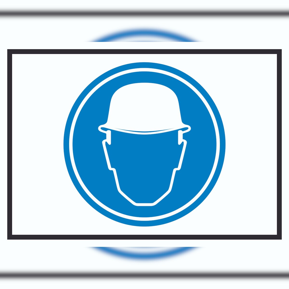 Schutzhelm tragen Symbol Schild A1 (594x841mm) Image