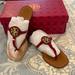 Tory Burch Shoes | Like New! Tory Burch Red Mini Miller Thong Sandal Size 7 | Color: Red | Size: 7