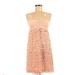 J. Crew Dresses | J. Crew Pink Strapless Ruffle Dress | Color: Pink | Size: M