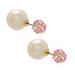 Kate Spade Jewelry | Kate Spade Dainty Sparklers Reversible Earrings | Color: Gold/Pink | Size: Os