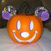 Disney Other | Disney Mickey Mouse Jack-O'-Lantern Light-Up Candy Bucketplays Music | Color: Orange/White | Size: Os