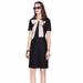 Gucci Dresses | Nwt Gucci White Bow Dress Dress | Color: Black | Size: It 40; Us 4