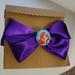 Disney Accessories | Handmade Disney's Little Mermaid Ariel Purple Clip On Bow | Color: Blue/Purple | Size: Os