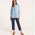 J. Crew Tops | J. Crew Relaxed Fit Denim Shirt | Color: Blue | Size: 0