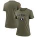 Women's Nike Olive Las Vegas Raiders 2022 Salute To Service Legend T-Shirt