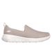 Skechers Women's GO WALK JOY Slip-On Shoes | Size 12.0 | Taupe | Textile | Vegan | Machine Washable