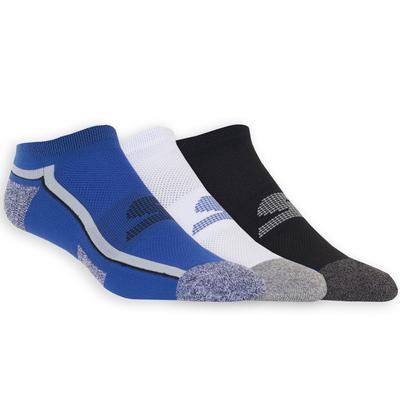 Skechers Men's 3 Pack Low Cut Athletic Socks | Size Large | Assorted | Poly Blend