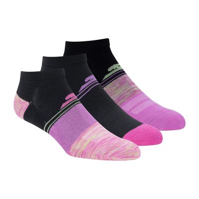 Skechers Women's Spacedye Socks - 3 Pack | Size Medium | Black | Poly Blend