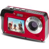 Minolta MN40WP Waterproof Dual-Screen Digital Camera (Red) MN40WP-R