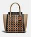 Coach Bags | Coach Troupe Tote Bag Leather Woven Black Pewter Brown New With Tags (Nw) | Color: Brown/Orange | Size: Os