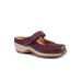 Women's Arcadia Adjustable Clog by SoftWalk in Burgundy (Size 7 M)