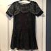 Free People Dresses | Free People Black Lace Dress - Size Small | Color: Black/Gray | Size: S