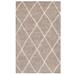 White 96 x 60 x 2 in Area Rug - Toryn Diamond Lattice Shag Area Rug by Modway Polypropylene | 96 H x 60 W x 2 D in | Wayfair R-1144F-58